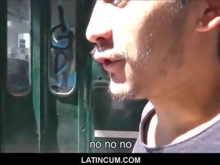 Joven rompió latino guaperas tiene sexo con extraño
